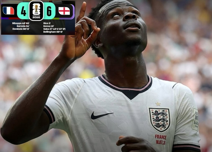 Inggris Taklukkan Rival Abadi Prancis 6-4, Three Lions Rebut Peringkat Ketiga Piala Dunia 2026