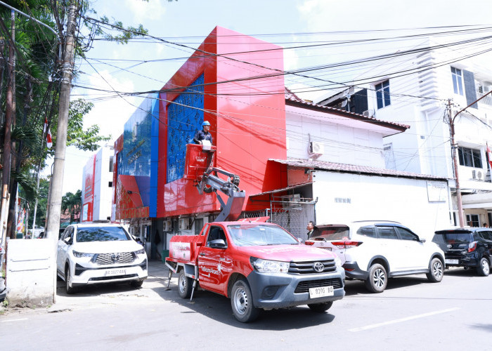 Bye-bye Kabel Semrawut, Jalan Merdeka Palembang Jadi Pertama dan Lebih Cantik Sekarang