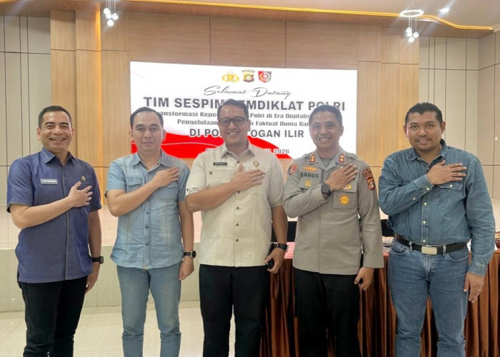 Hadiri Penelitian Sespim Lemdiklat Polri di Polres Ogan Ilir, Praktisi Hukum Dukung Polri Jadi yang Terdepan