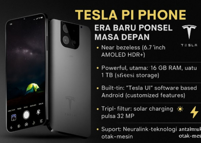 Penampakan Tesla Pi Phone dan Spesifikasi Canggih Neuralink, Era Baru Ponsel Telepati Digital