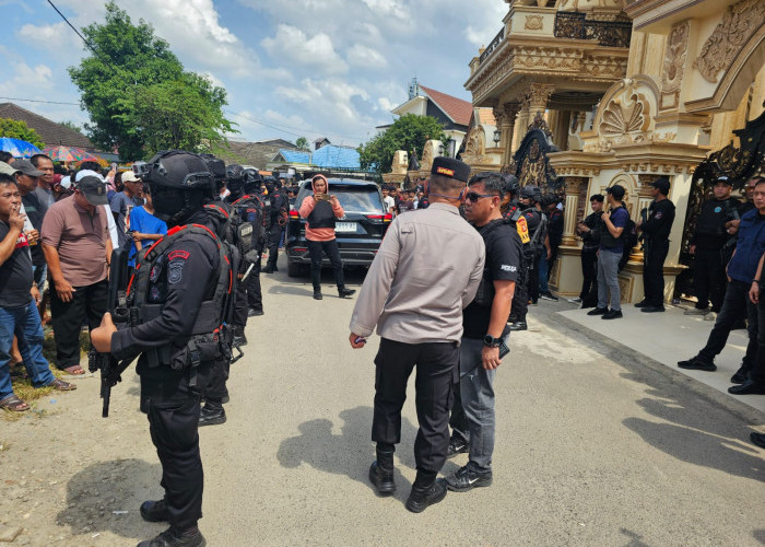 Rumah Mewah yang Digeledah BNN Pusat di Tulung Selapan OKI Hasil Pengembangan Kasus Narkoba 
