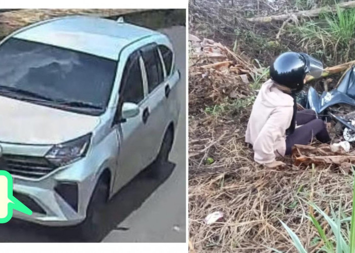 Terduga Pelaku Begal di Palembang Pakai Mobil Putih di 2 TKP, Siang Hari Lokasi Sepi Pepet Motor Korban