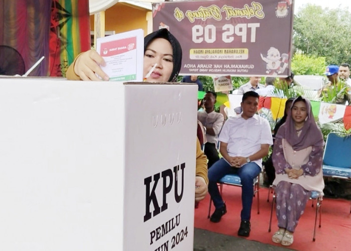 LUAR BIASA! Angka Partisipasi Pemilu 2024 di Kabupaten Ogan Ilir Capai 85,81 Persen