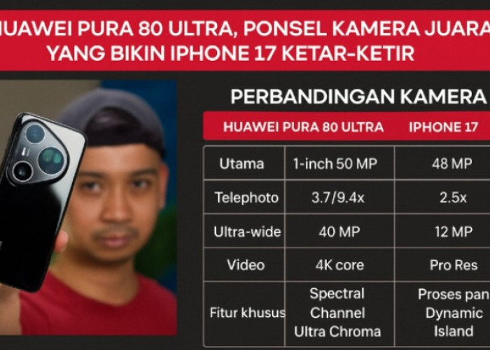 Huawei Pura 80 Ultra, Ponsel Kamera Juara yang Bikin iPhone 17 Ketar-ketir