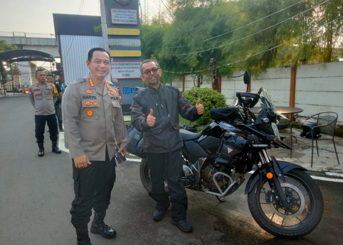 Tempuh Jarak 800 Km Bersama Istri, Sultan Cirebon Temui Kapolrestabes Palembang: Suatu Kehormatan 