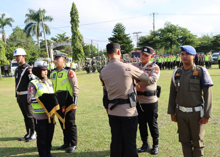 120 Personel Polres Ogan Ilir Diterjunkan untuk Pengamanan Operasi Ketupat Musi 2024