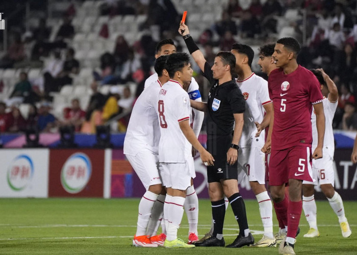 Timnas Indonesia U-23 Menelan Kekalahan 2-0 dari Qatar, Diwarnai Hujan Kartu Merah dan Voucher Penalti