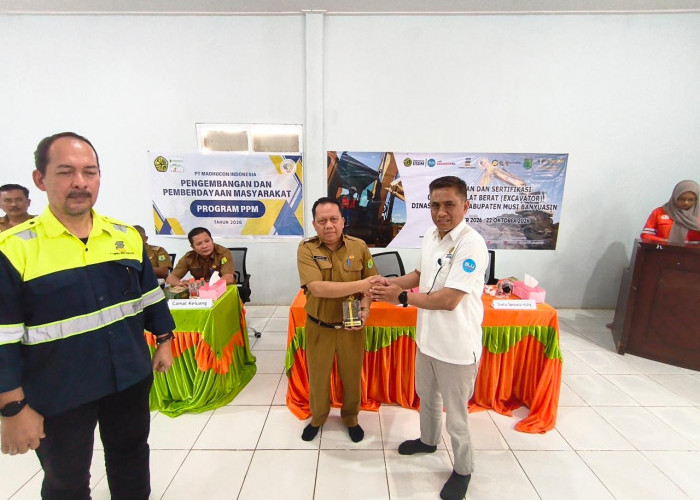 Program Keluarga Maju Pemkab Muba Dilatih PSSDM Geominerba Kementerian ESDM di PT Madhucon Indonesia