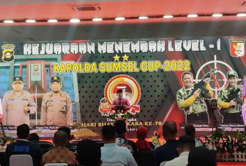 500 Peserta Ikuti Kejuaraan Menembak Level-I Kapolda Sumsel Cup 2022 