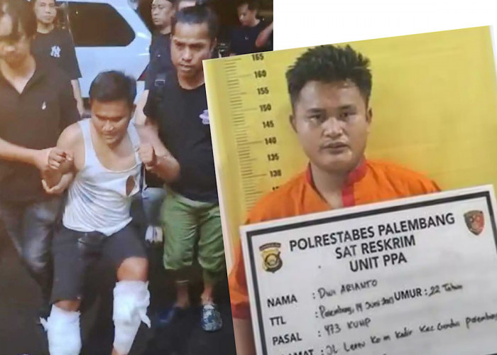 Polisi Cecar Motif Dwi Arianto Rudapaksa Siswi SD di Gandus, Sepekan Buron Sangat PeDe Tidak Kabur  