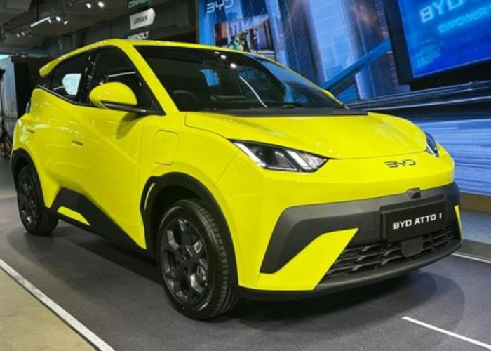 BYD Atto 1 Dynamic, Mobil Listrik Termurah 2026 Harga di Bawah 200 Juta: Miliki  Jarak Tempuh Sejauh 300 km