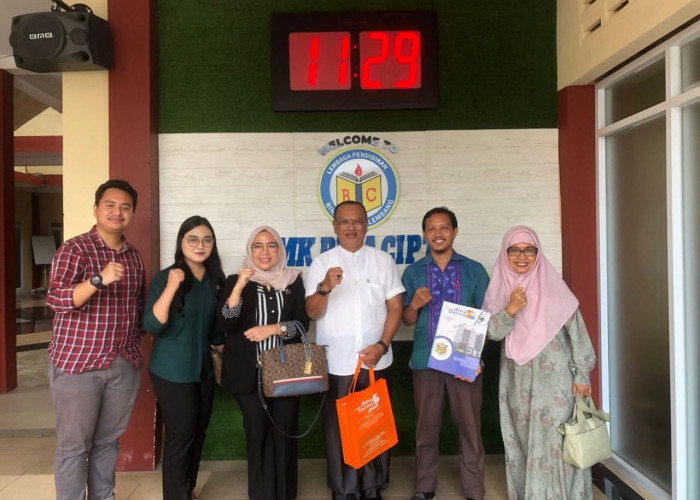 Pererat Kerjasama, Universitas Bina Darma Palembang Kunjungan ke SMK Bina Cipta, Sepakat Tandatangani MoU