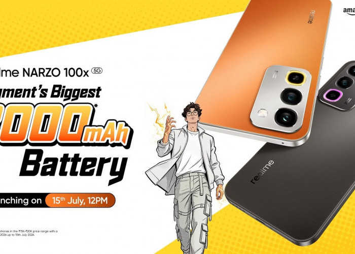 Ini Keunggulan HP Realme Narzo 100x 5G: Baterai 8.000mAh Bodi Tetap Ramping