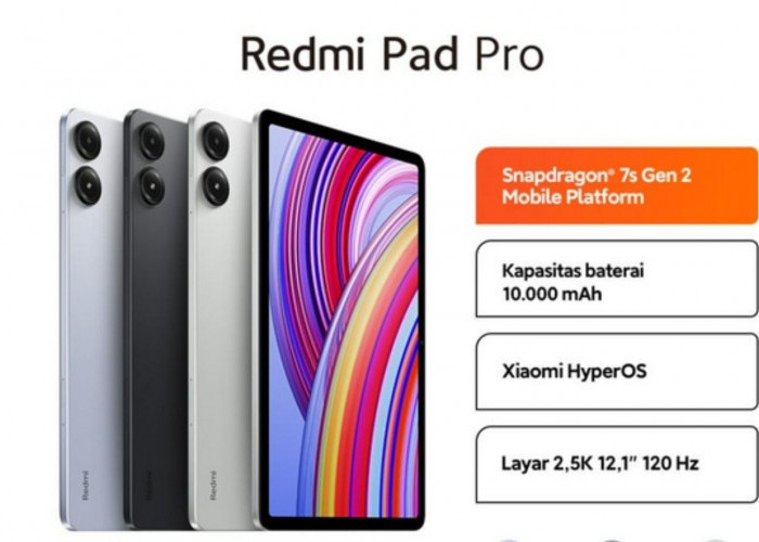Redmi Pad Pro, Tablet Kelas Menengah dengan Performa Stabil: Spesifikasi Andal Jadi Pilihan Menarik 2026