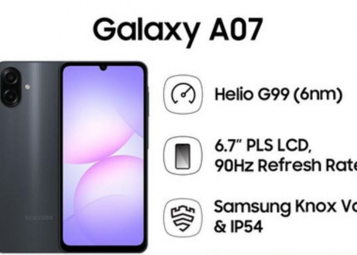 Samsung Galaxy A07 Hadirkan Desain Premium untuk Pengguna Budget-Friendly