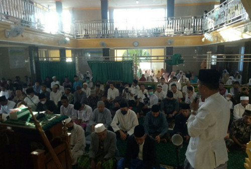 Bupati OKI Sholat Idul Adha di Masjid Al Furqon Celikah Kayuagung