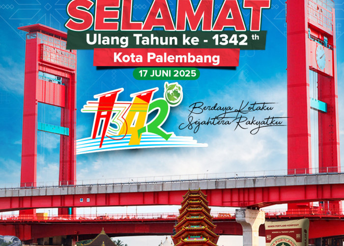 PT Semen Baturaja Mengucapkan HUT Kota Palembang Ke-1342