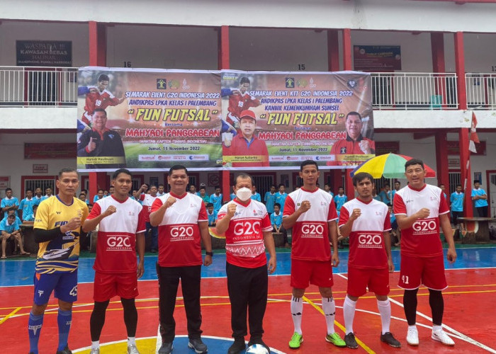 Andikpas LPKA Palembang Main Futsal Bareng Mantan Punggawa Timnas Indonesia