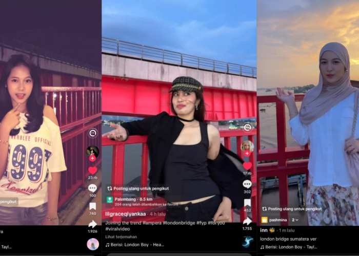 Fenomena London Bridge Palembang, Tren Viral yang Bikin Jembatan Ampera Ramai Anak Muda