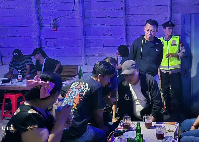 Ops Pekat Musi 2024 di Prabumulih, Polsek Cambai Dapati Warung Menjual Minuman Alkohol