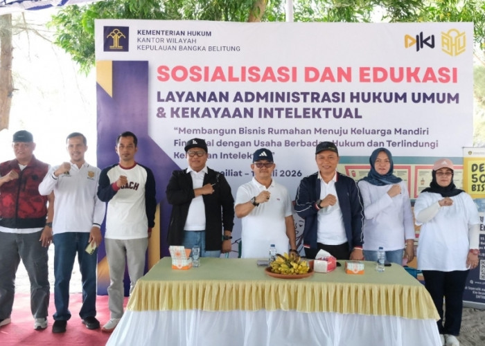 Kanwil Kemenkum Babel Dorong UMKM Naik Kelas, Johan Manurung: Legalitas dan Merek Jadi Kunci Bisnis Bertahan 
