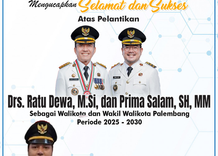 Camat Kalidoni Mengucapkan Selamat Atas Pelantikan Ratu Dewa dan Prima Salam