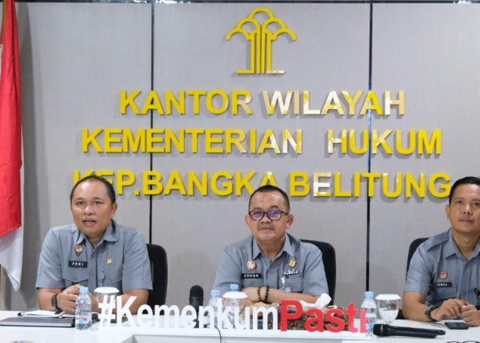 Dorong Implementasi KUHP Nasional, Kanwil Kemenkum Bangka Belitung Ikuti Sosialisasi