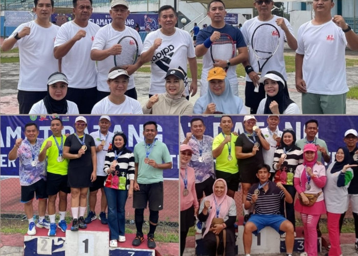 Prestasi Gemilang, Tim Tenis Lapangan Pemkot Palembang Borong Medali di Porprov Korpri Sumsel 2025