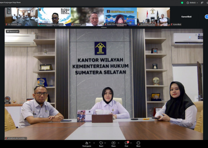 Kemenkum Sumsel Matangkan Persiapan Kunres Komisi XIII DPR RI