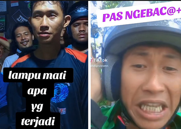 Hina Sesama Ojol Pria di Pekanbaru Minta Maaf Tapi Tiba-tiba Lampu Padam, Netizen: Pasti Bonyok! 