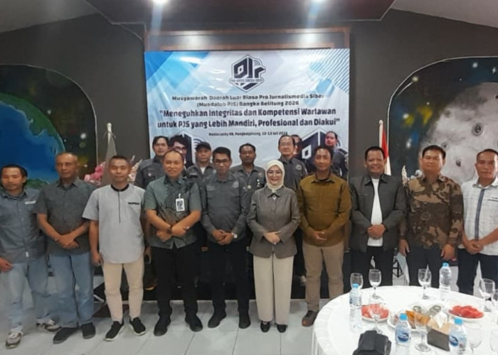 Kanwil Kemenkum Babel Hadiri Musdalub PJS 2026, Tegaskan Pentingnya Kompetensi dan Profesionalisme Wartawan
