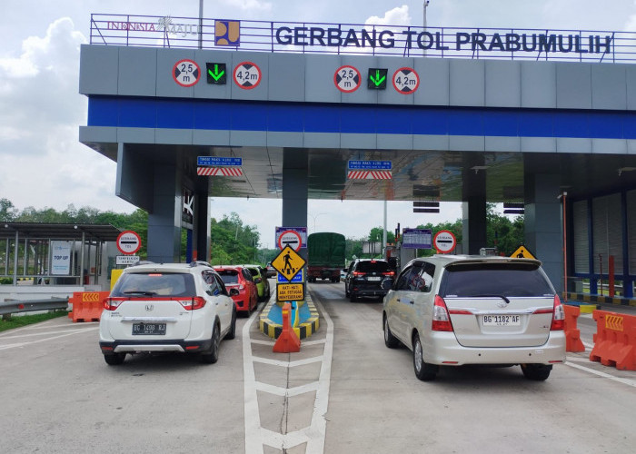 11.955 Kendaraan Melintasi Tol Palembang-Prabumulih di Hari Raya Idul Adha 1446 Hijriah