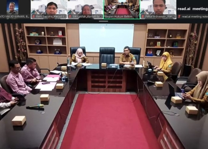 Kanwil Kemenkum Babel Harmonisasi Perubahan Aturan Dana Desa Belitung Timur, Ini Fokus Pembahasannya