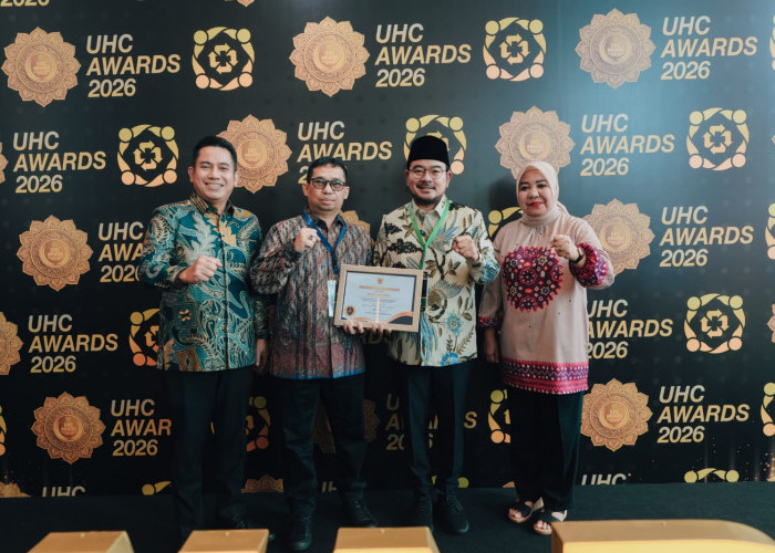 Pemkot Palembang Raih Penghargaan UHC Awards 2026 Tingkat Madya
