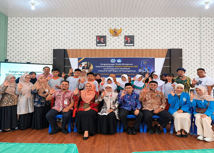 Libatkan Peneliti, SMPN 10 Tanjungpinang Kembangkan Manajemen AI Dalam Penguatan Pendidikan Inklusif