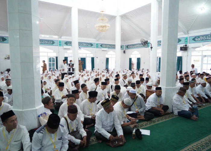 Ratusan CJH OKI Dibekali Manasik Jelang Berangkat ke Tanah Suci