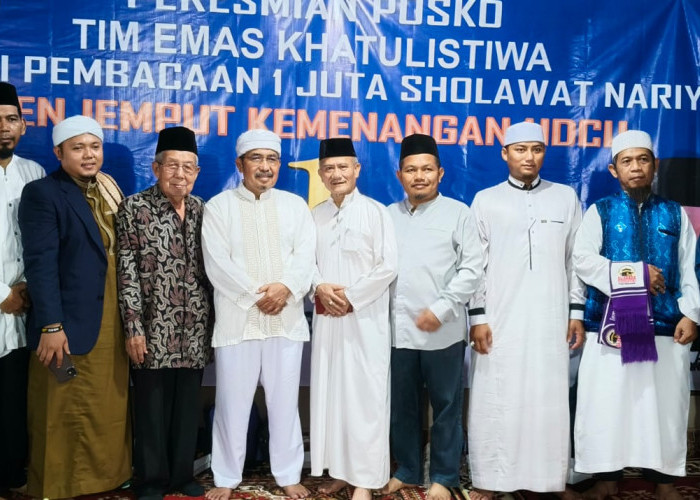 Perkuat Basis Dukungan, Herman Deru Resmikan Posko Tim Emas Khatulistiwa dengan Pembacaan Satu Juta Sholawat