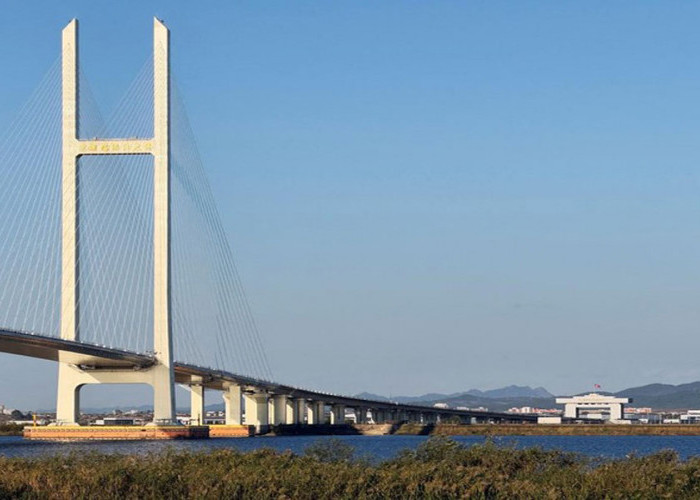 Jembatan Penghubung China-Korut Diresmikan Hari ini, Warga 2 Negara Semringah
