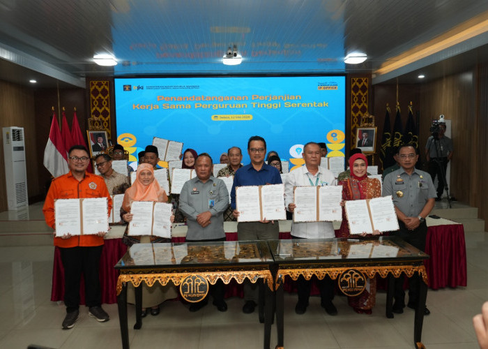Bangun Kolaborasi Akademik dan Hukum, Kemenkum Sumsel Teken PKS dengan 24 Perguruan Tinggi