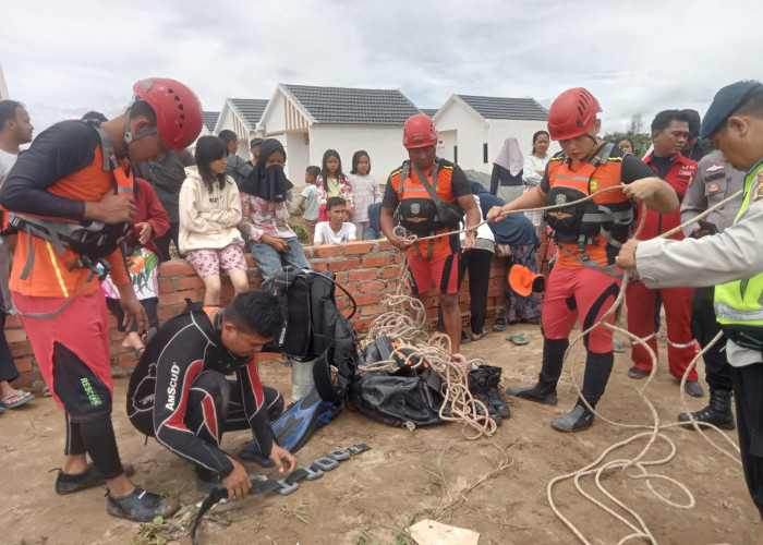 Tim Rescue Basarnas Palembang Cari Bocah Laki-Laki 12 tahun yang Tenggelam di Sungai Borang
