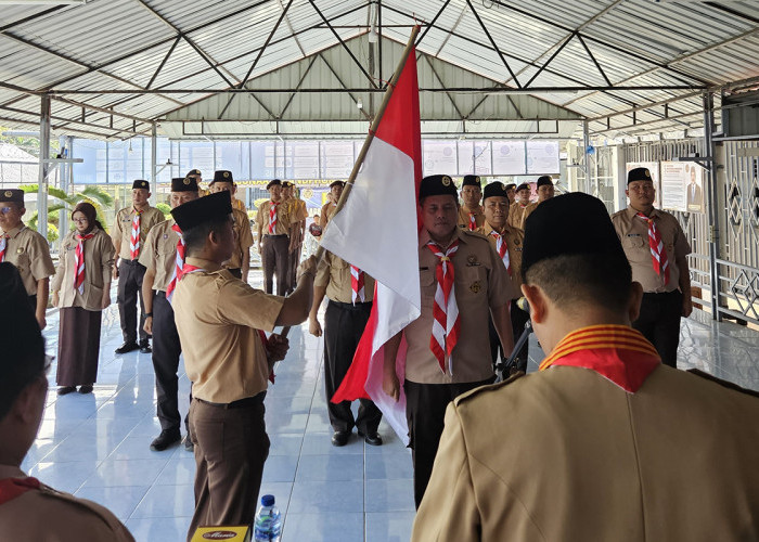 Lapas Muara Beliti Kukuhkan Gugus Depan Pramuka, Membangun Karakter Warga Binaan