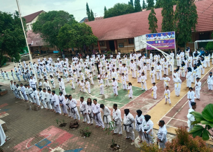 257 Murid Perguruan Shindoka se-Sumsel, Antusias Ikuti Ujian Kenaikan Sabuk yang Dipusatkan di Ogan Ilir