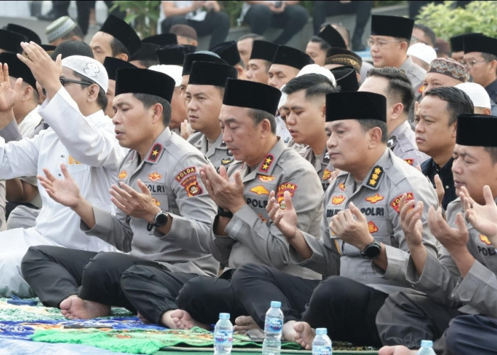 Polda Sumsel Gelar Sholat Istisqo, Ikhtiar Hadapi Kemarau dan Ancaman Karhutla