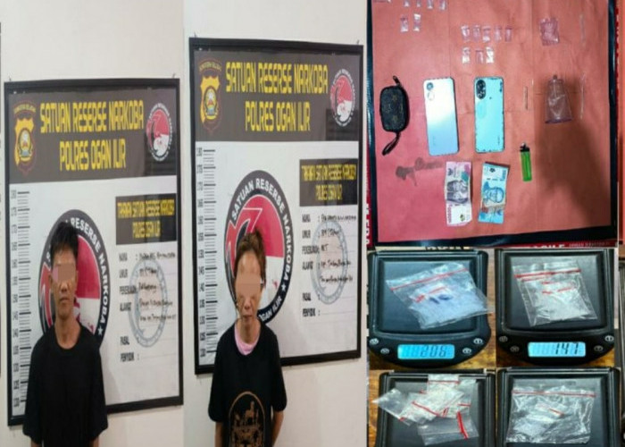 2 Pengedar di Tanjung Raja Kembali Diamankan Satres Narkoba Polres Ogan Ilir, 15 Paket Sabu Gagal Beredar