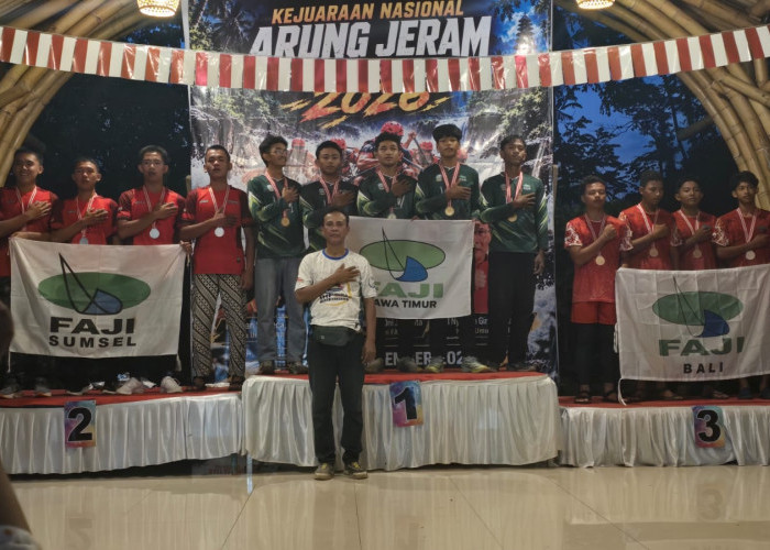 Tim Arung Jeram Bedegung Harumkan Muara Enim di Kancah Nasional, Sabet Juara 3 Umum Kejurnas 2026 di Bali