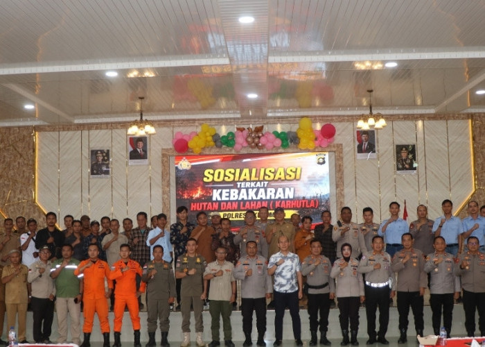 Cegah Karhutla Saat Musim Kemarau, Polda Sumsel Gandeng Kepala Desa dan Forkopimda di OKU Timur