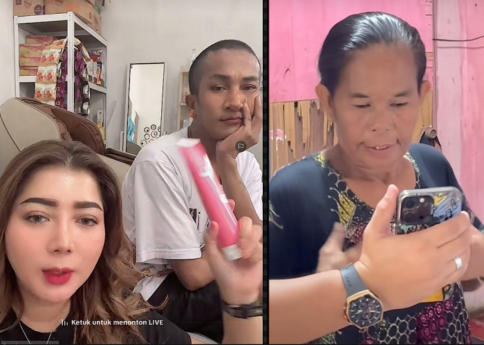 Rifin Dendeng Video Call Kangen Ibunya Sekalian Kirim Uang, Ini Pesan Emaknya 