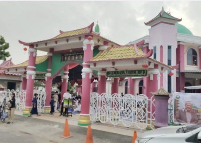Ratusan Jemaah Padati Masjid Cheng Ho Palembang untuk Salat Idul Adha 1446 Hijriah