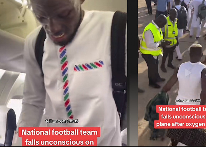 Timnas Sepakbola Gambia Nyaris Tewas, Pesawat Kehabisan Oksigen di Udara, Pilot Lakukan Pendaratan Dramatis   