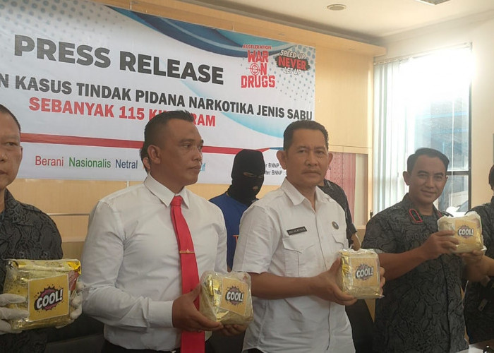 Kasus 115 Kilogram Sabu yang Masuk ke Palembang, Kepala BNNP Sumatera Selatan:  Bukan Residivis Kasus Narkoba 